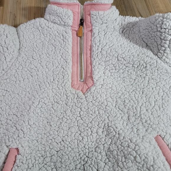 Simply Southern Grey Fleece Pullover 1/4  Zip Women's size Large - Picture 6 of 8